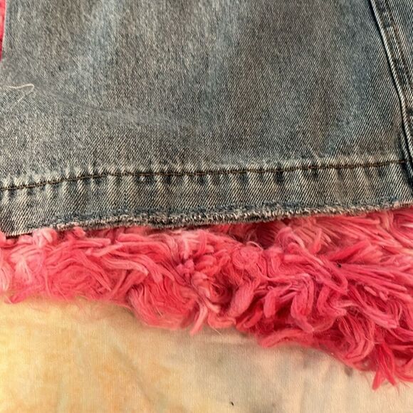 Mica Denim NWT Wide Cargo Jeans, size 24 , adorable - Picture 11 of 13